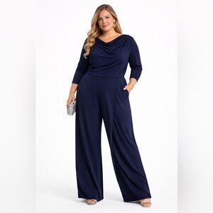 Navy Jumpsuit XXL